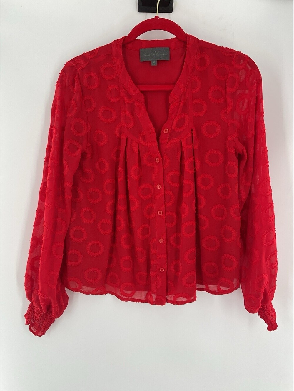 Sunday In Brooklyn Women’s Extra Small Red Blouse 133